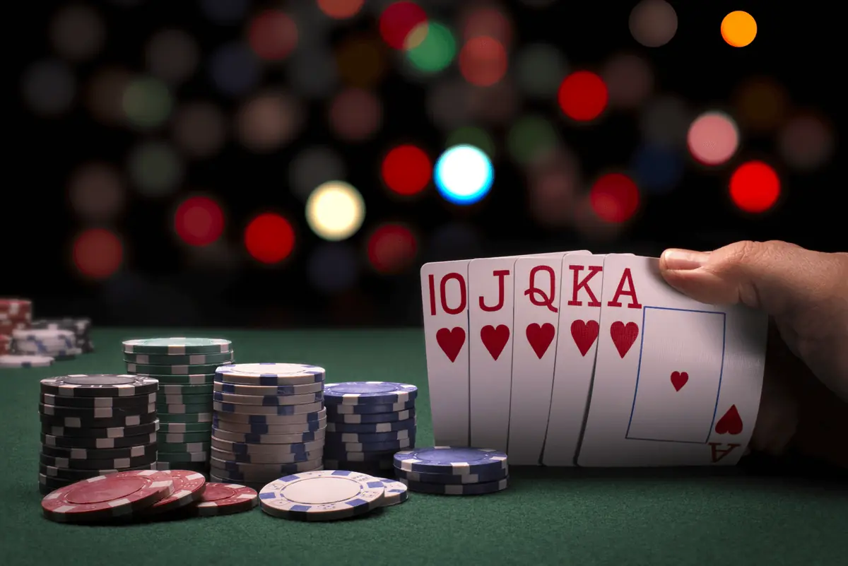 Wild poker game